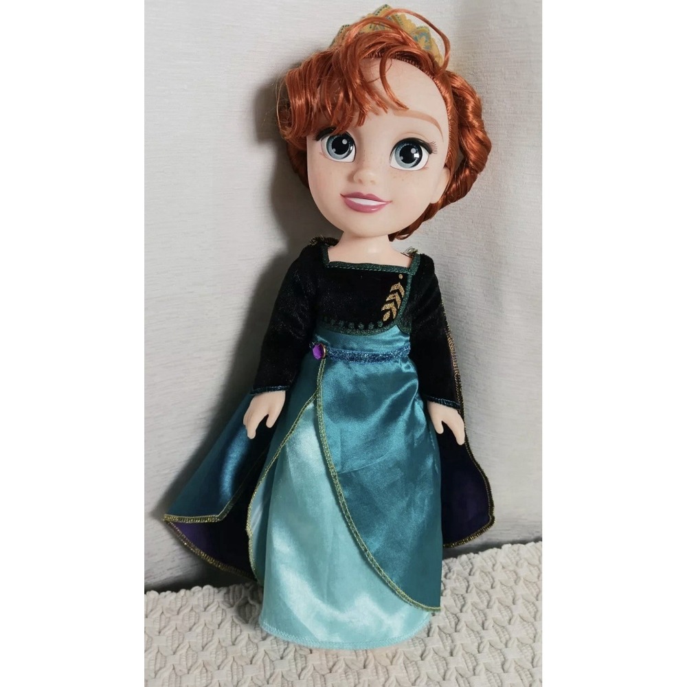 Disney Frozen Queen Anna Princess Doll with Removable Cape Inspired Movie 14"
